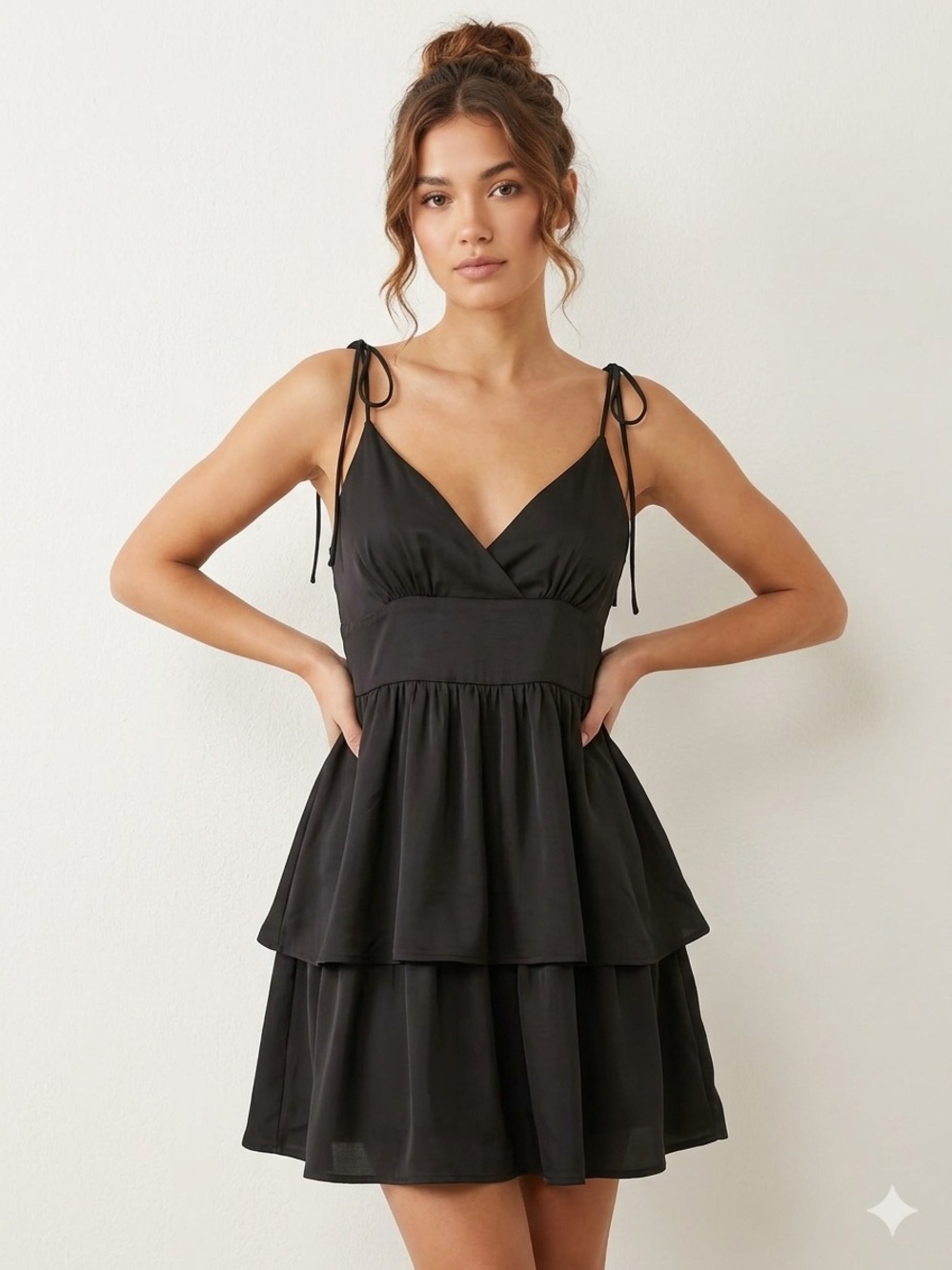 Forever 21 Tiered Layered Flounce Mini Dress